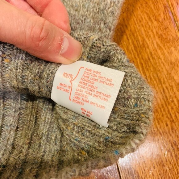 Vintage BROOKS BROTHERS SHETLAND WOOL SWEATER 46 XL Crewneck Pullover Sweater - Picture 9 of 12